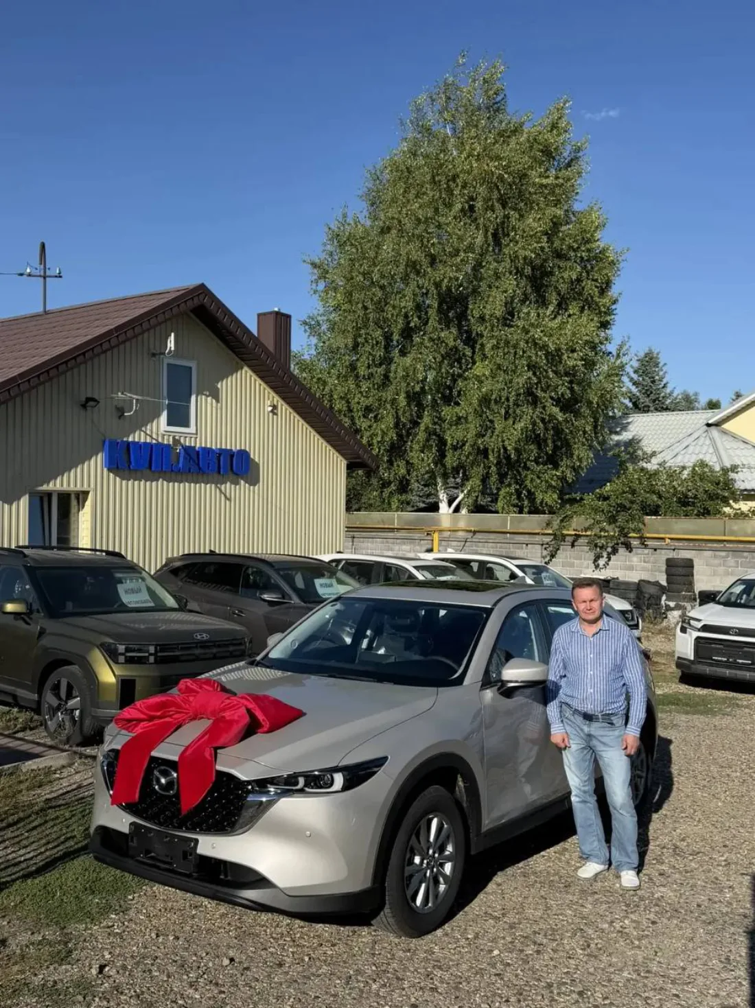 Выдача Mazda CX-5 Сергею